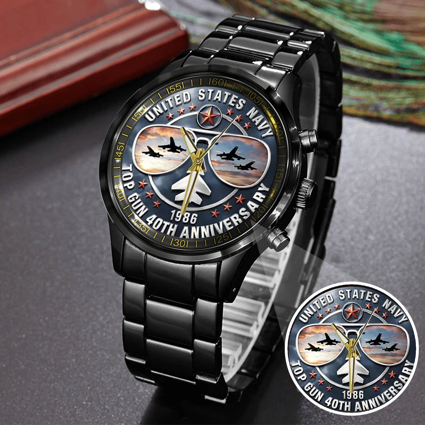 Top Gun 40th Stainless Steel Watch