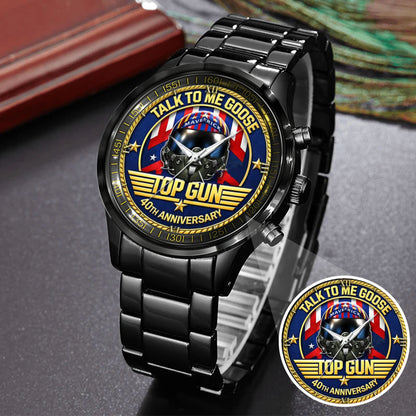 Top Gun 40th Anniversary Stainless Steel Watch