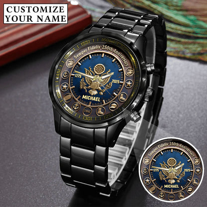 250th Anniversary Stainless Customized Steel Watch