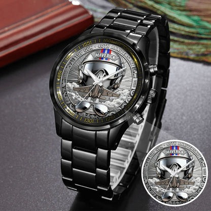 Top Gun 40th Anniversary Stainless Steel Watch