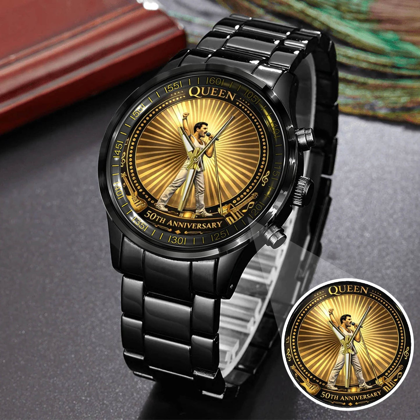 Freddie Mercury 50th Anniversary Stainless Steel Watch