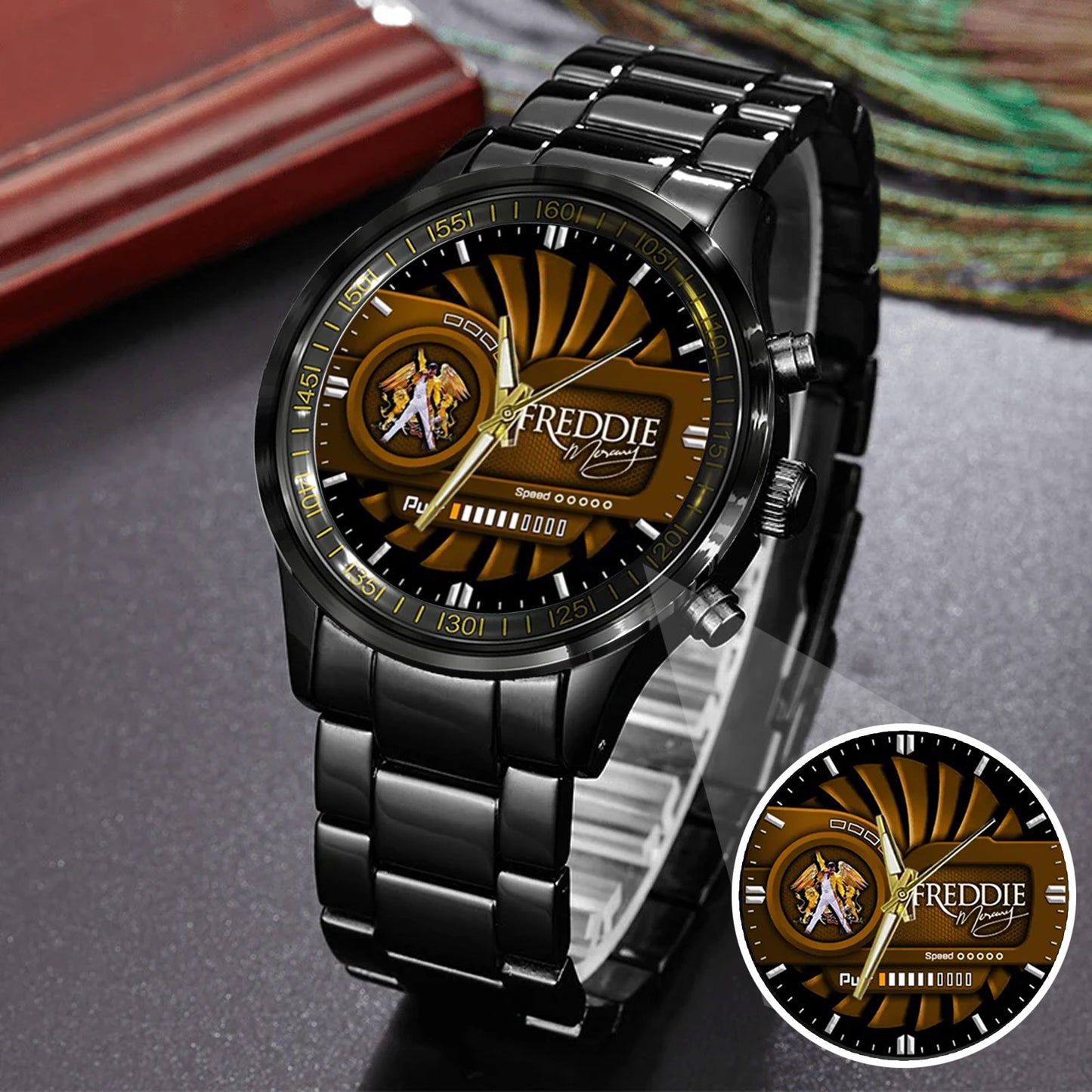 Feddie Mercury Stainless Steel Watch