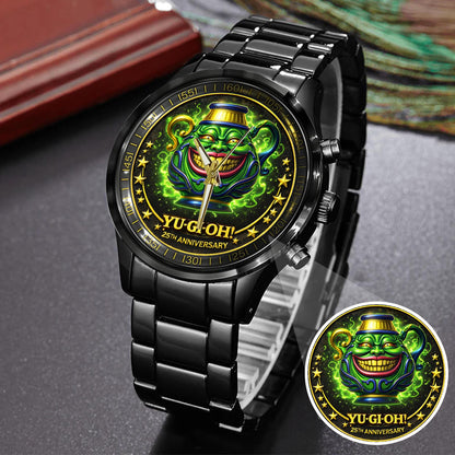 Anime Yugioh 25th Anniversary Coin Pot of Greed Custom Watch