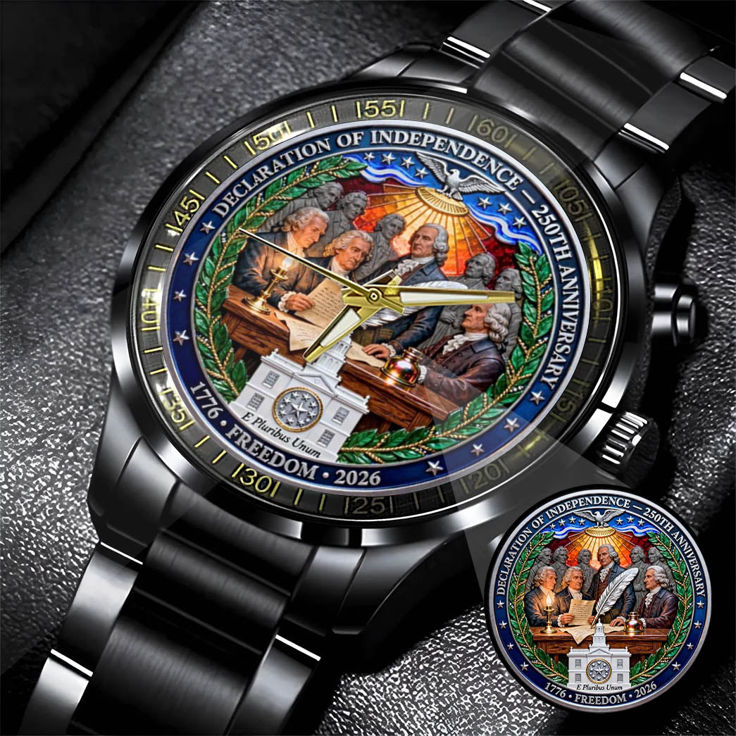 USA 250th Anniversary Founding Fathers Watch