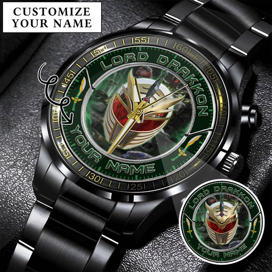 Power Rangers Lord Drakkon Helmet Custom Name Watch