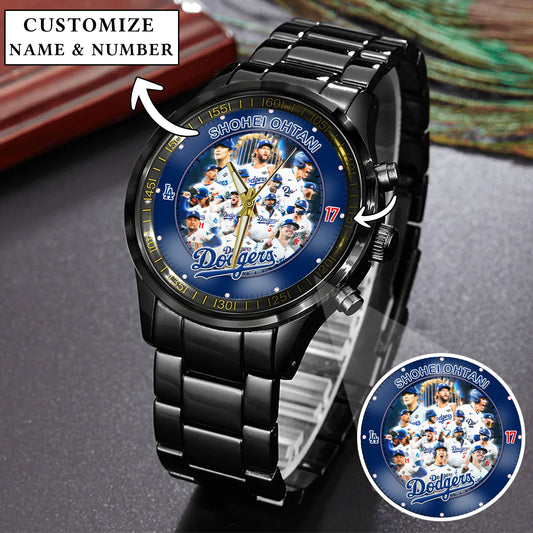 Personalized LA Dodgers 2025 Worlds Series Champion Watch