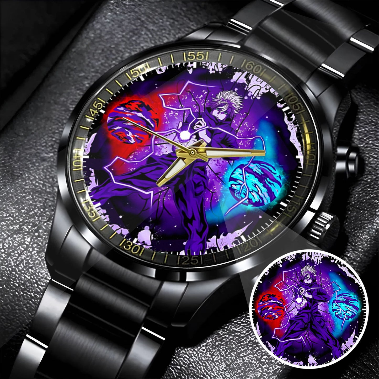 Anime JJK Gojo Satoru Art Custom Watch