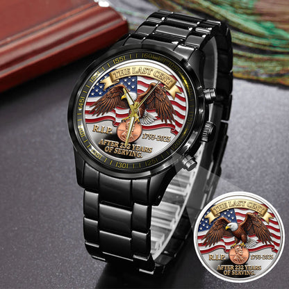 The Last Cent America Eagle Flag Lincoln Custom Watch