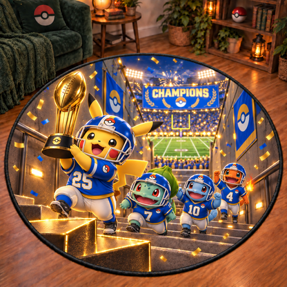 PKM Champion Celebration Custom Floor Mat