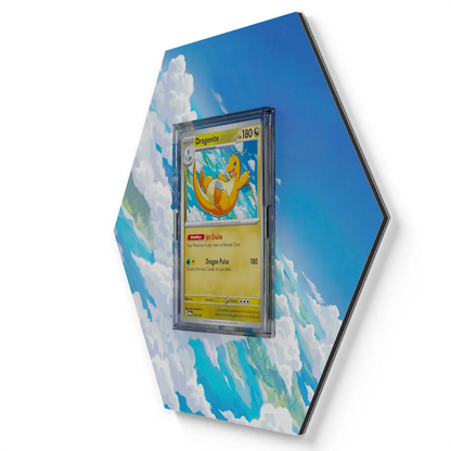 012/015 Dragonite Pokémon Card Artwork Hexagon Display