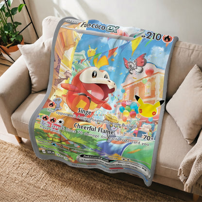 PKM 147/128 Fuecoco Ex 30th Celebration Fleece Blanket