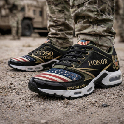 Custom U.S. Army 250th Anniversary USA Printed Sneakers