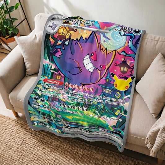 PKM 154/128 Gengar Ex 30th Celebration Fleece Blanket