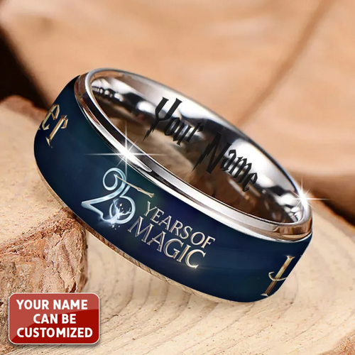 Personalized Harry Potter 25th Anniversary Alloy Ring