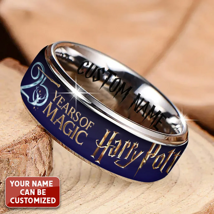 Personalized Harry Potter 25th Anniversary Alloy Ring