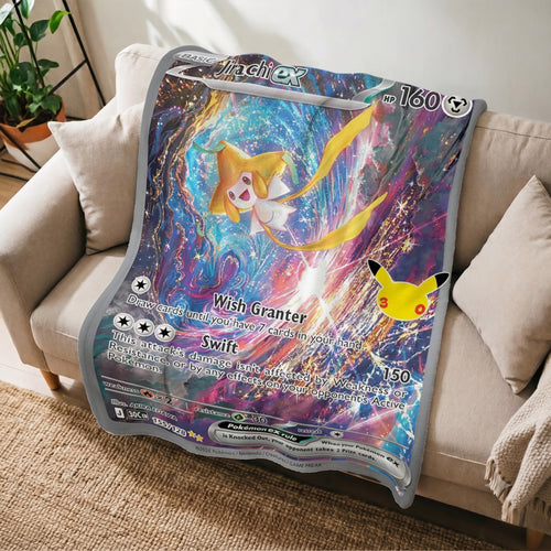 PKM 155/128 Jirachi Ex 30th Celebration Fleece Blanket