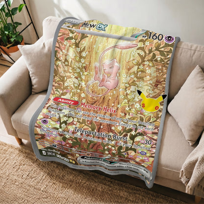 PKM 152/128 Mew Ex 30th Celebration Fleece Blanket