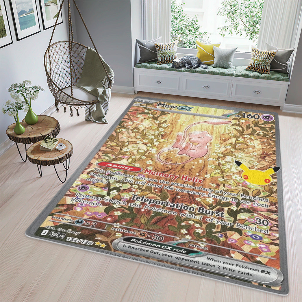 PKM Mew EX Custom Sponge Floor Mat