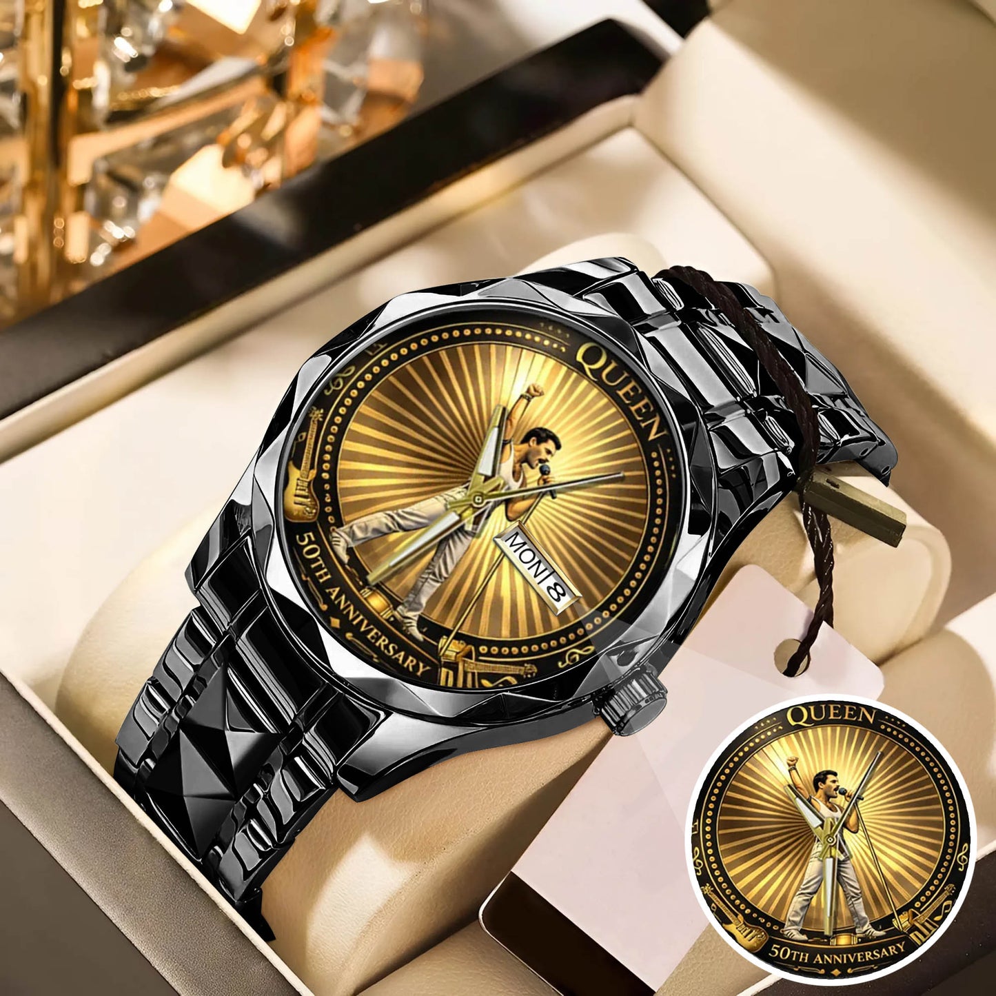 Freddie Mercury 50th Anniversary Stainless Steel Watch