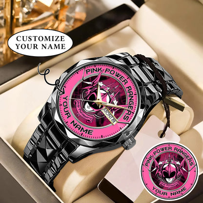 Mighty Morphin Power Rangers Pterodactyl Custom Name Watch