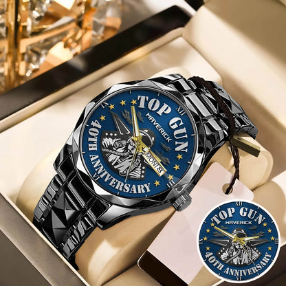 Top Gun 40th Anniversary Stainless Steel Watch