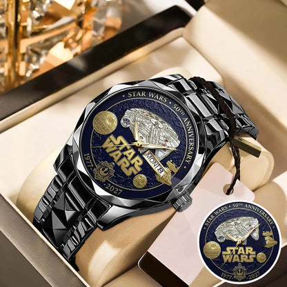 Star Wars 50th Anniversary Stainless Steel Watch
