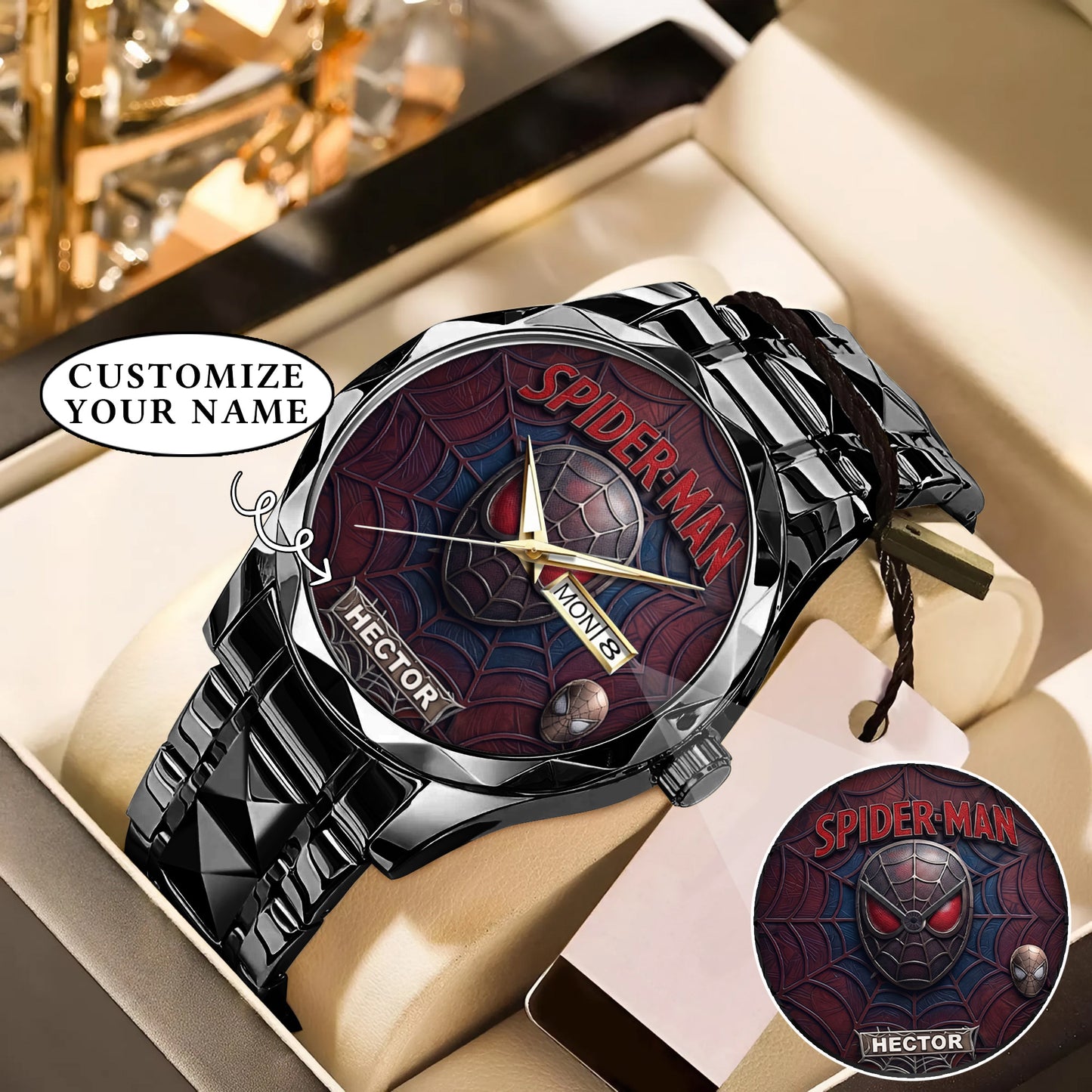 Spider Man Custom Name Limited Edition Watch