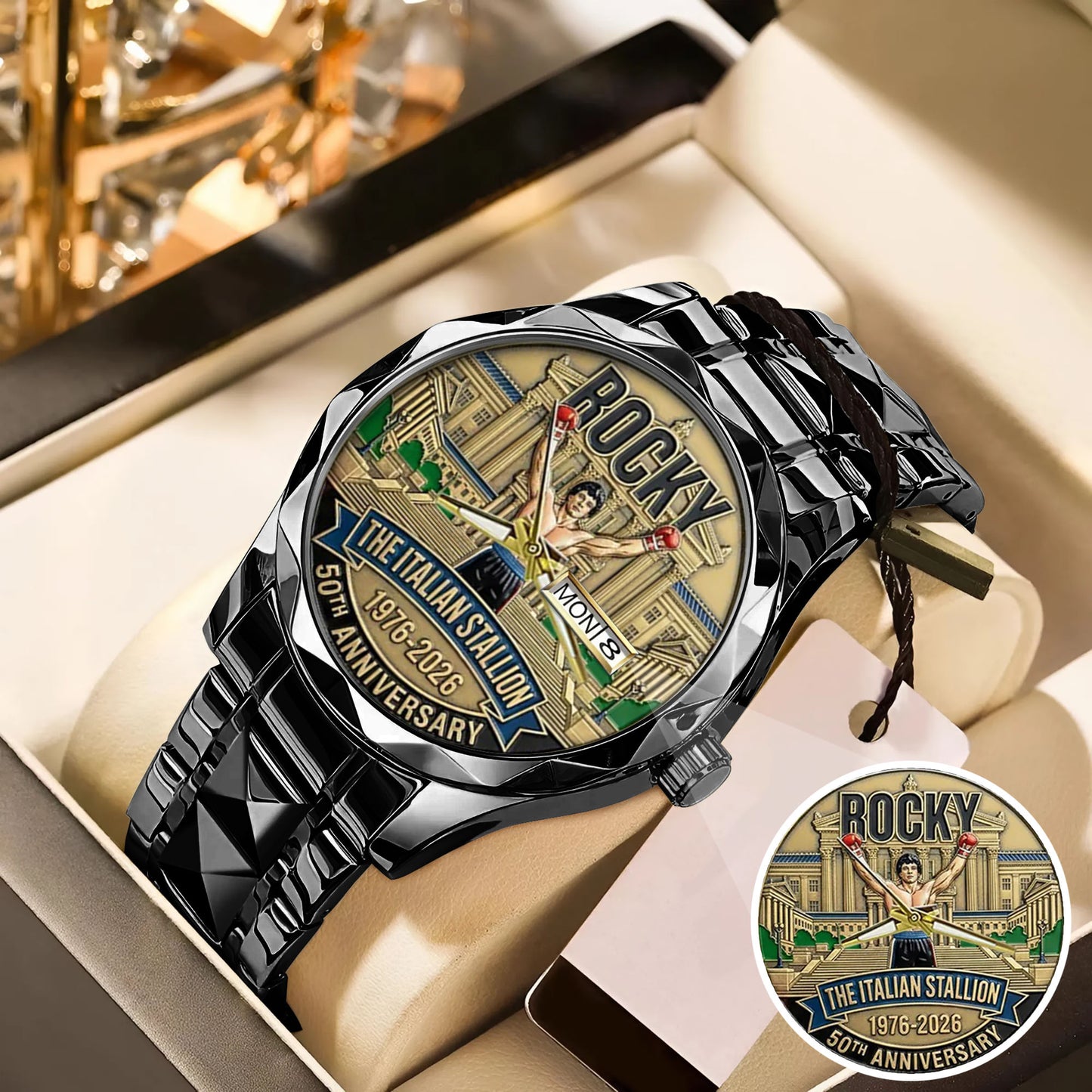 Rocky Balboa Never Stay Down 50th Anniversary Boxing Watch