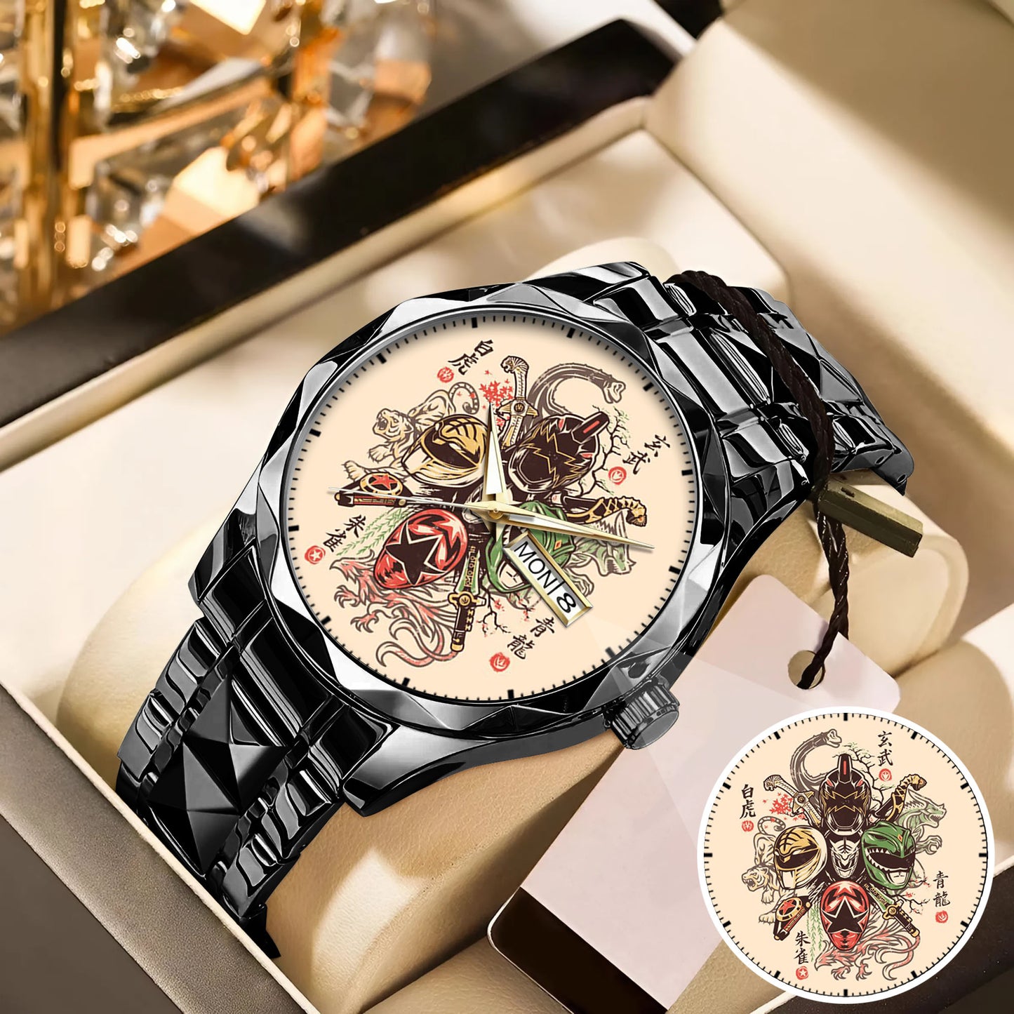 Power Rangers Tommy Oliver All Rangers Merories Japanese Art Style Watch