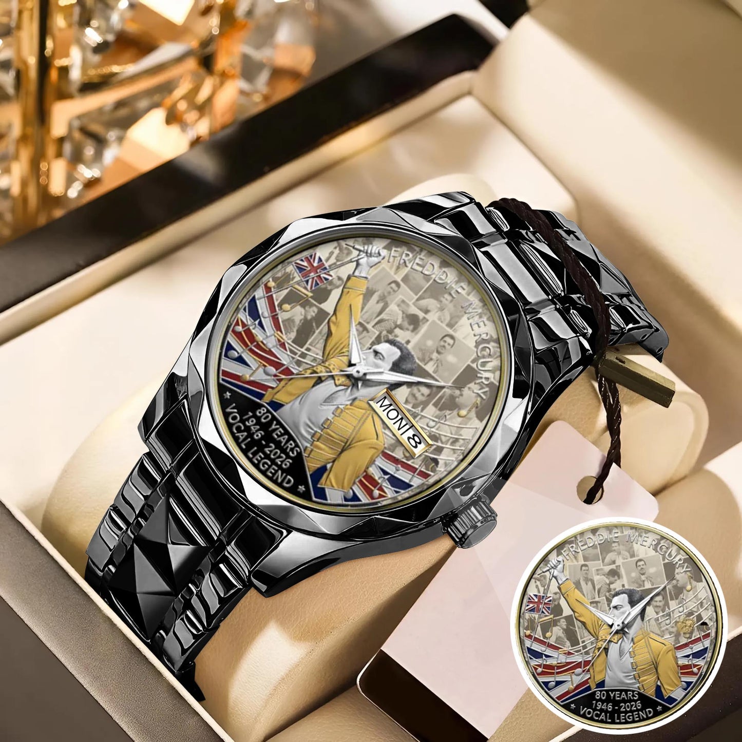 Freddie Mercury Stainless Steel Watch