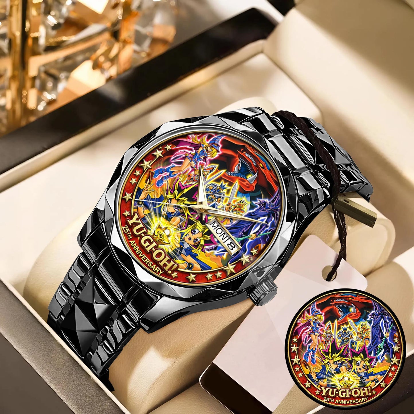 Anime Yugioh 25th Anniversary Coin Custom Watch