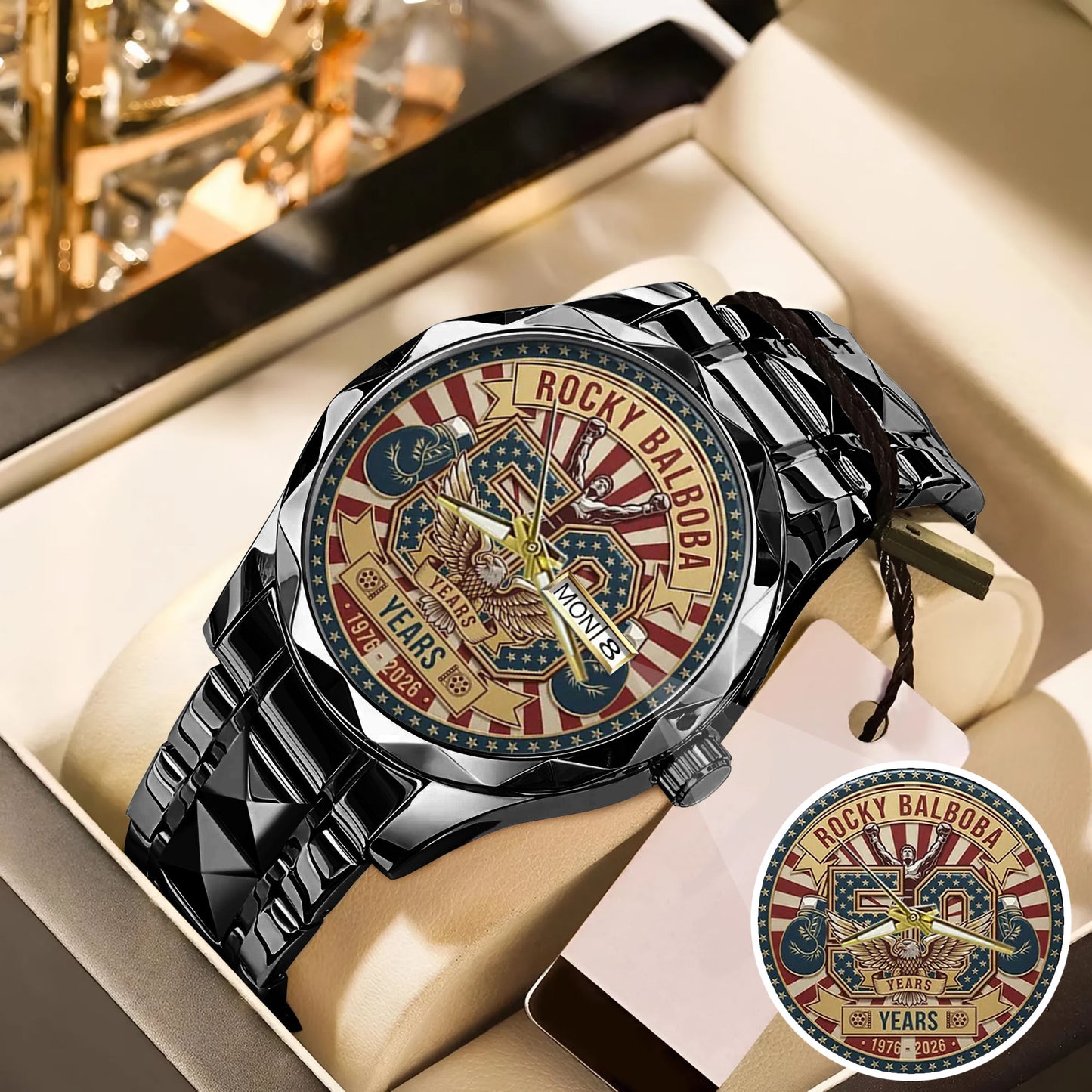 Rocky Balboa Never Stay Down 50th Anniversary Boxing Watch