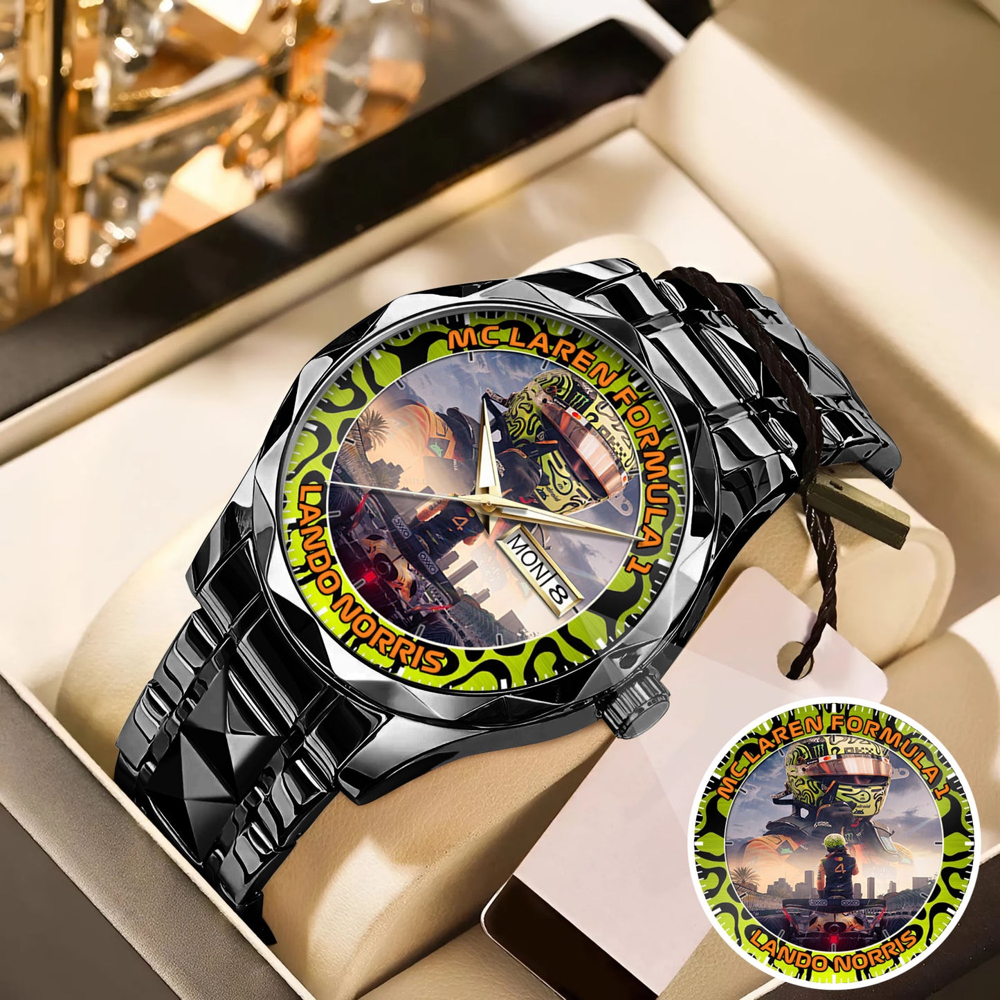 F1 Lando Norris McLaren Personalized Watch