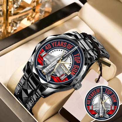 Top Gun 40th Anniversary Stainless Steel Watch