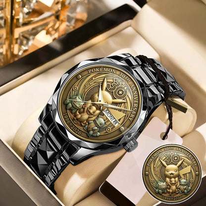 Pokemon 30th Anniversary Steel Stainless Watch