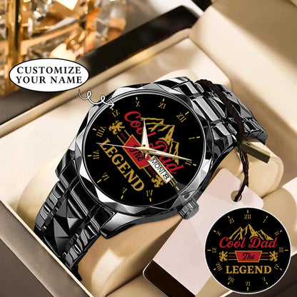Personalized Father's Day Cool Dad The Legend Watch