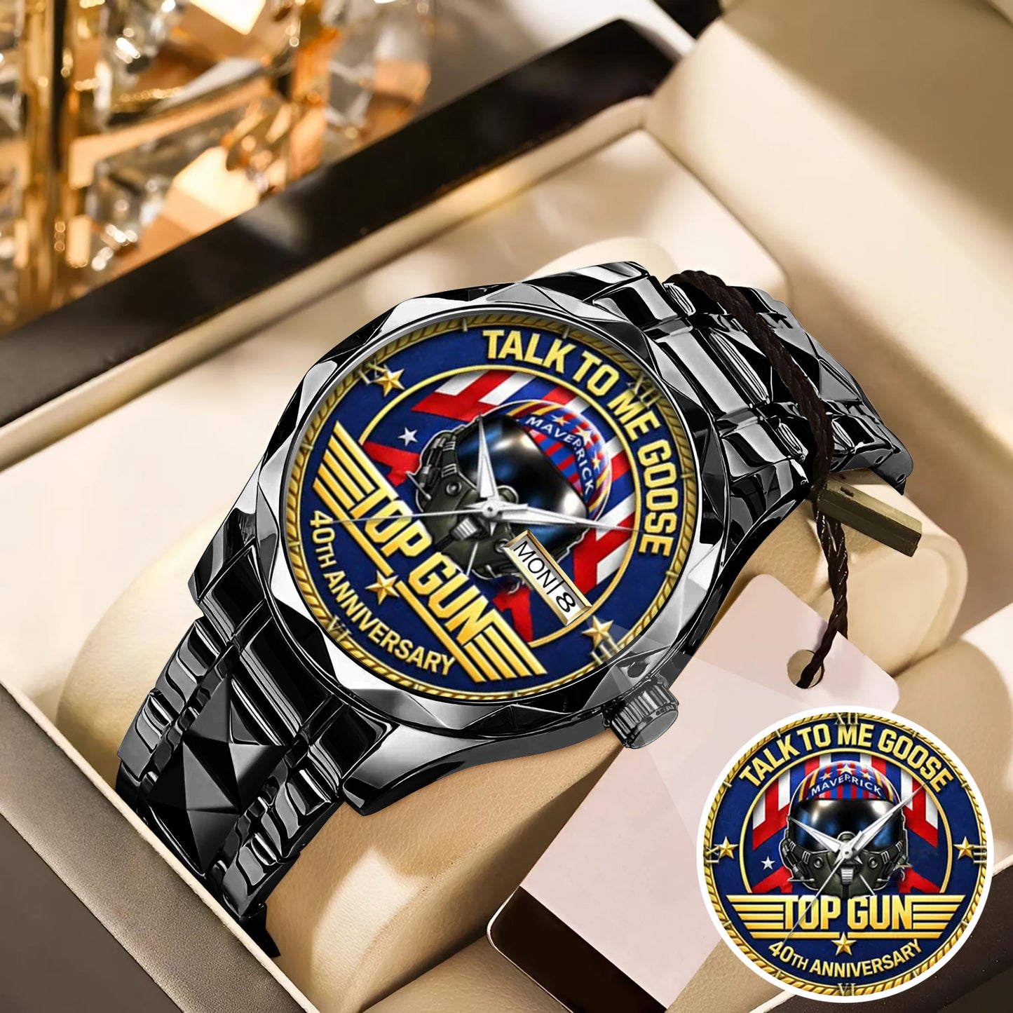 Top Gun 40th Anniversary Stainless Steel Watch