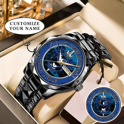 Mighty Morphin Power Rangers Triceratops Custom Name Watch