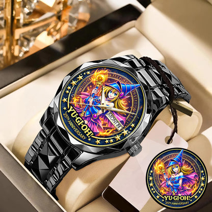 Anime Yugioh 25th Anniversary Coin Magician Girl Custom Watch