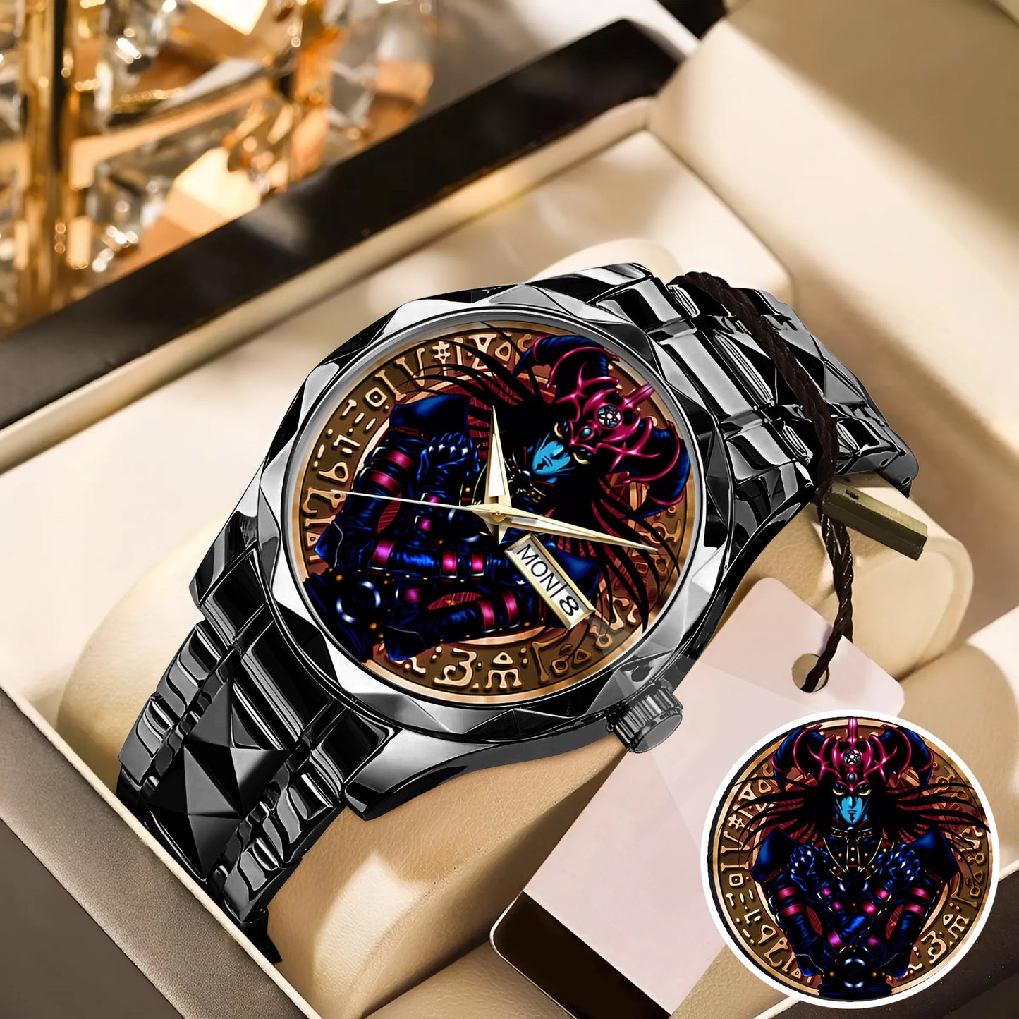 Anime YGO Magician of Black Chaos Watch Dial – Limited Art Design