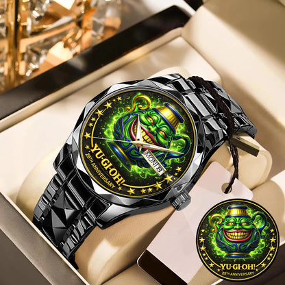 Anime Yugioh 25th Anniversary Coin Pot of Greed Custom Watch