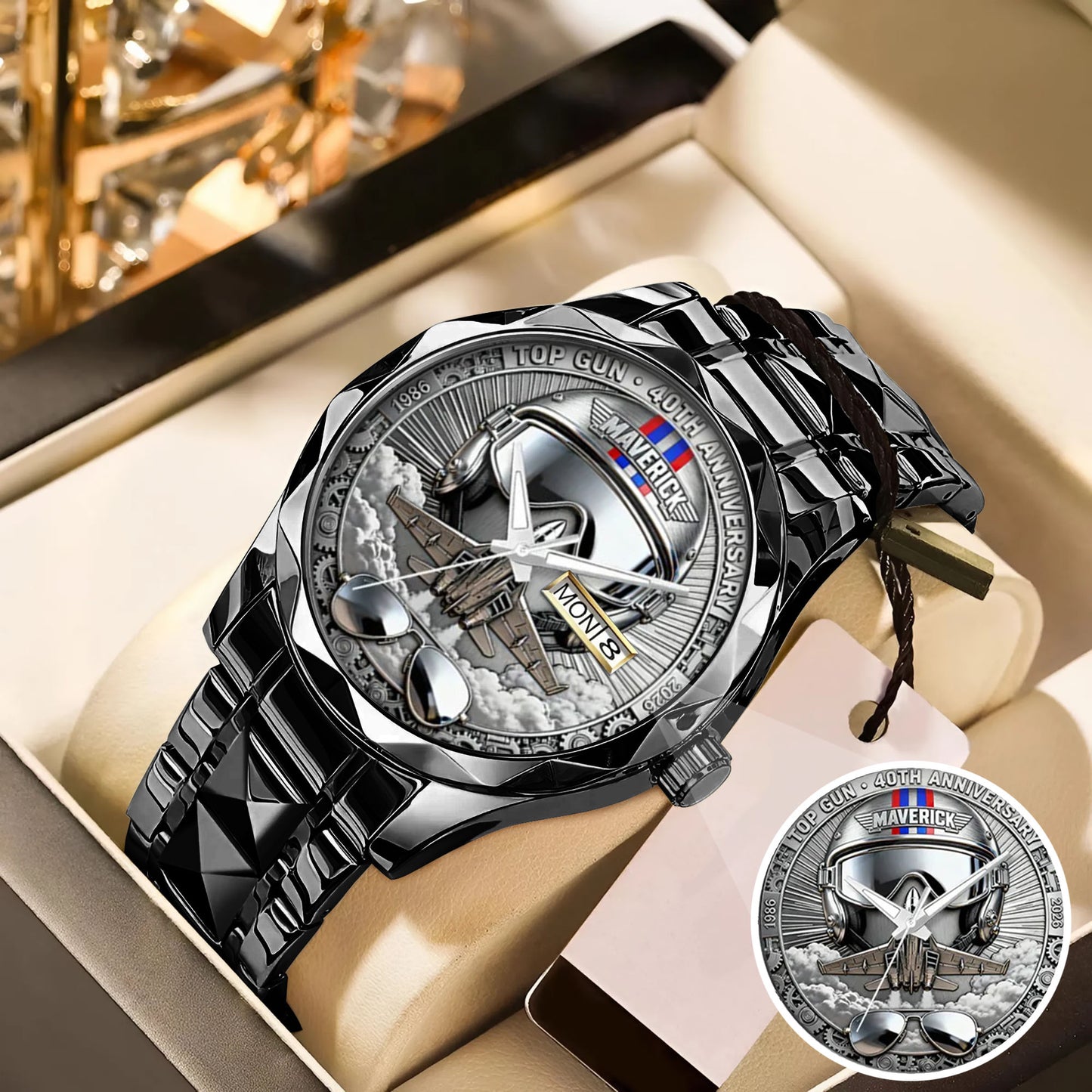 Top Gun 40th Anniversary Stainless Steel Watch