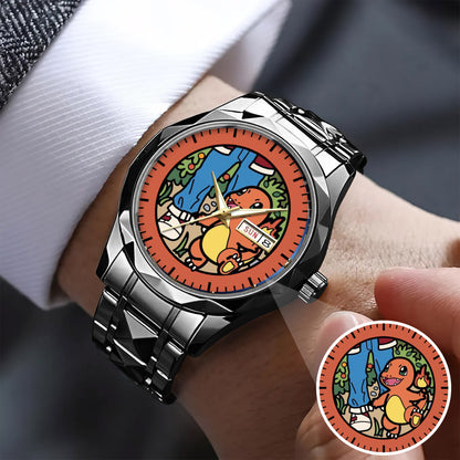 PKM Charmander Fire Edition Stainless Steel Watch