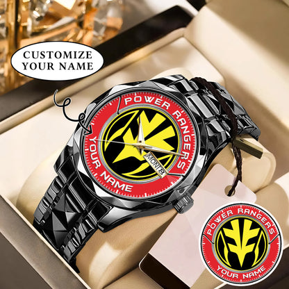 Mighty Morphin Power Rangers Tigerzord Custom Name Watch
