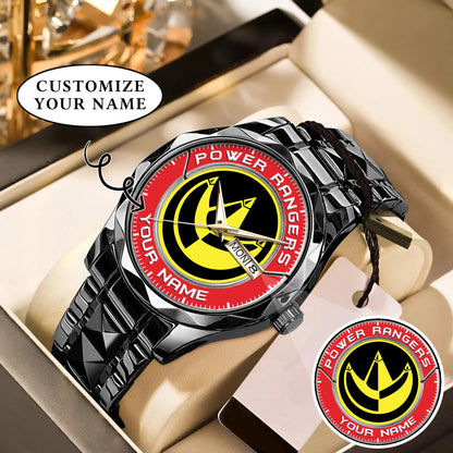Mighty Morphin Power Rangers Dragon Zord Custom Name Watch