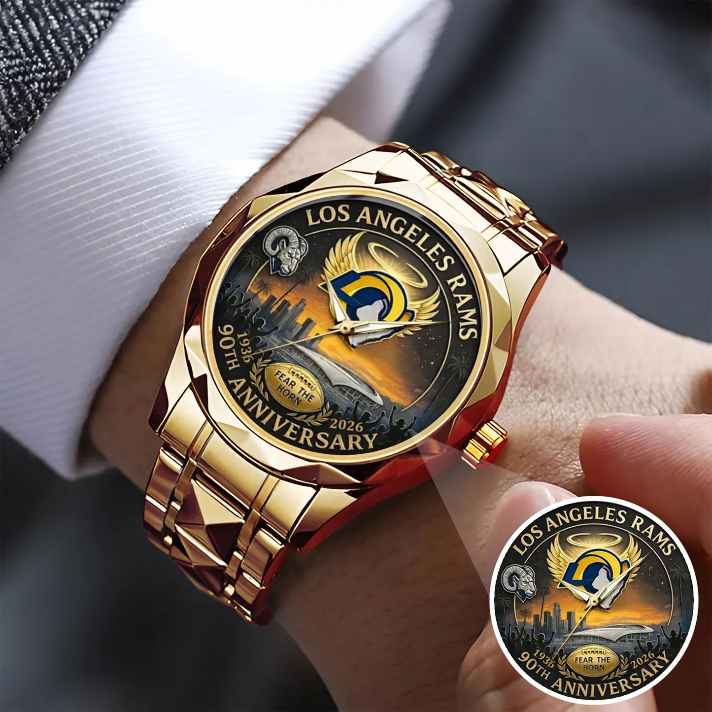 Los Angeles Rams 90th Anniversary Watch