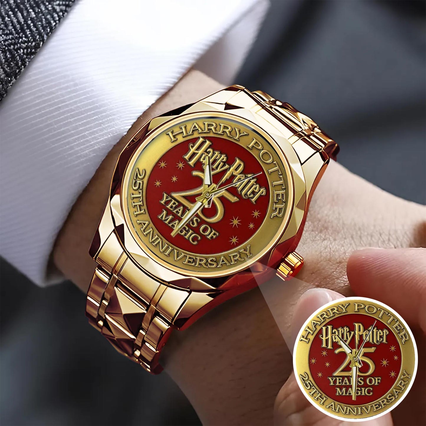 Harry Potter 25th Anniversary Stainless Steel Watch