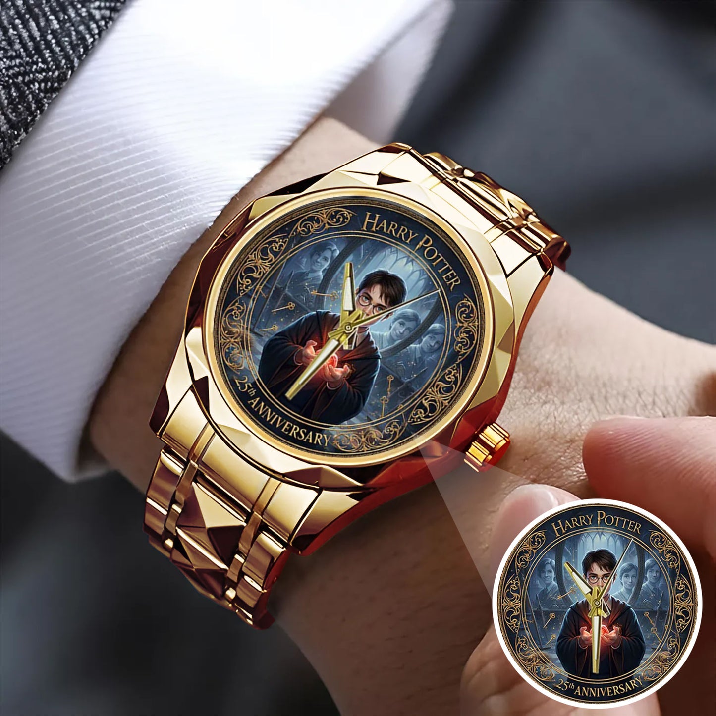 Harry Potter 25th Anniversary Stainless Steel Watch