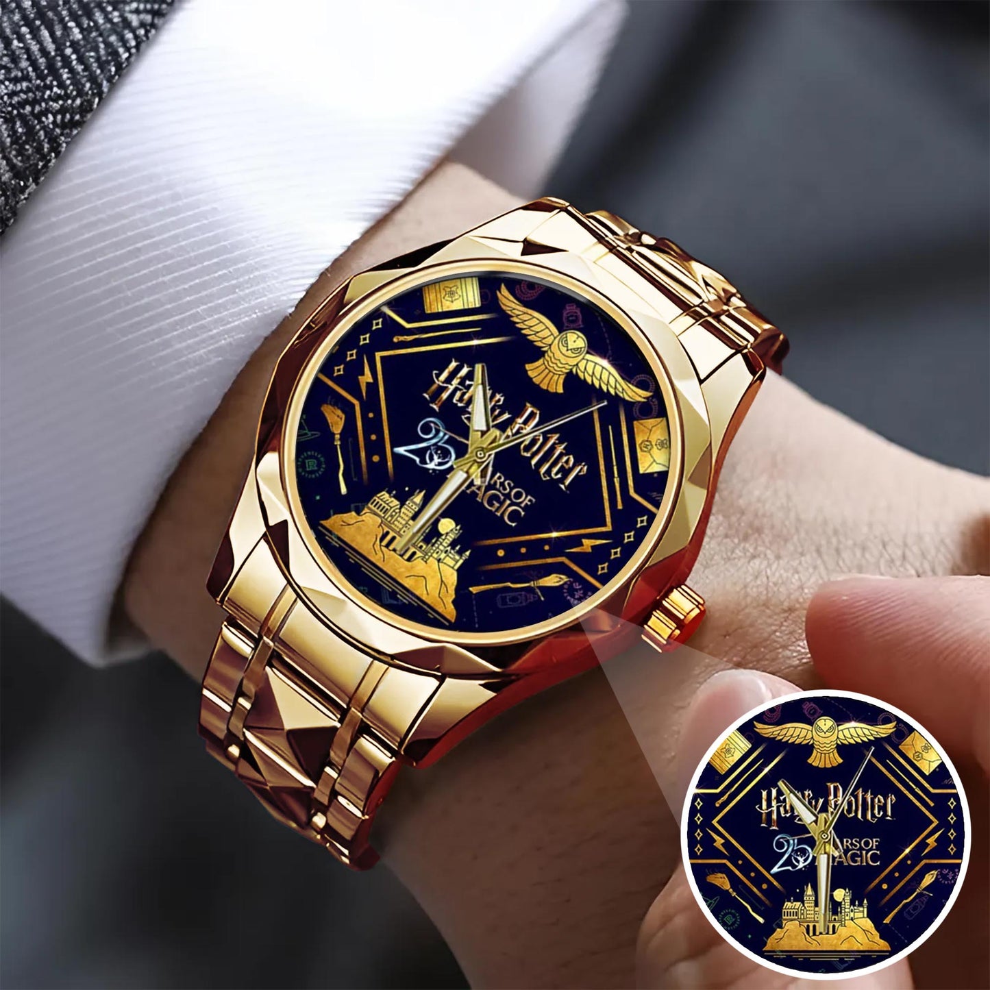 Harry Potter 25th Anniversary Stainless Steel Watch