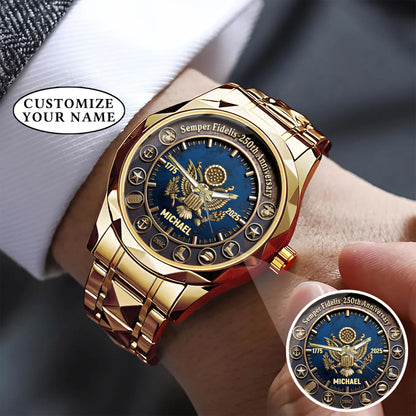250th Anniversary Stainless Customized Steel Watch